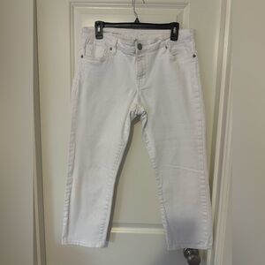 KUT from the kloth boyfriend skinny crop jeans Sz 10
